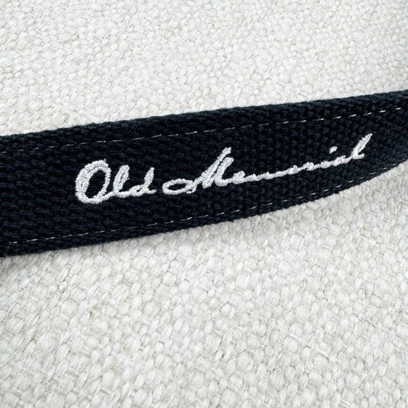 YRI Belt Mens Old Memorial Golf Club Black Embroidered Turtle Logo - Picture 5 of 16
